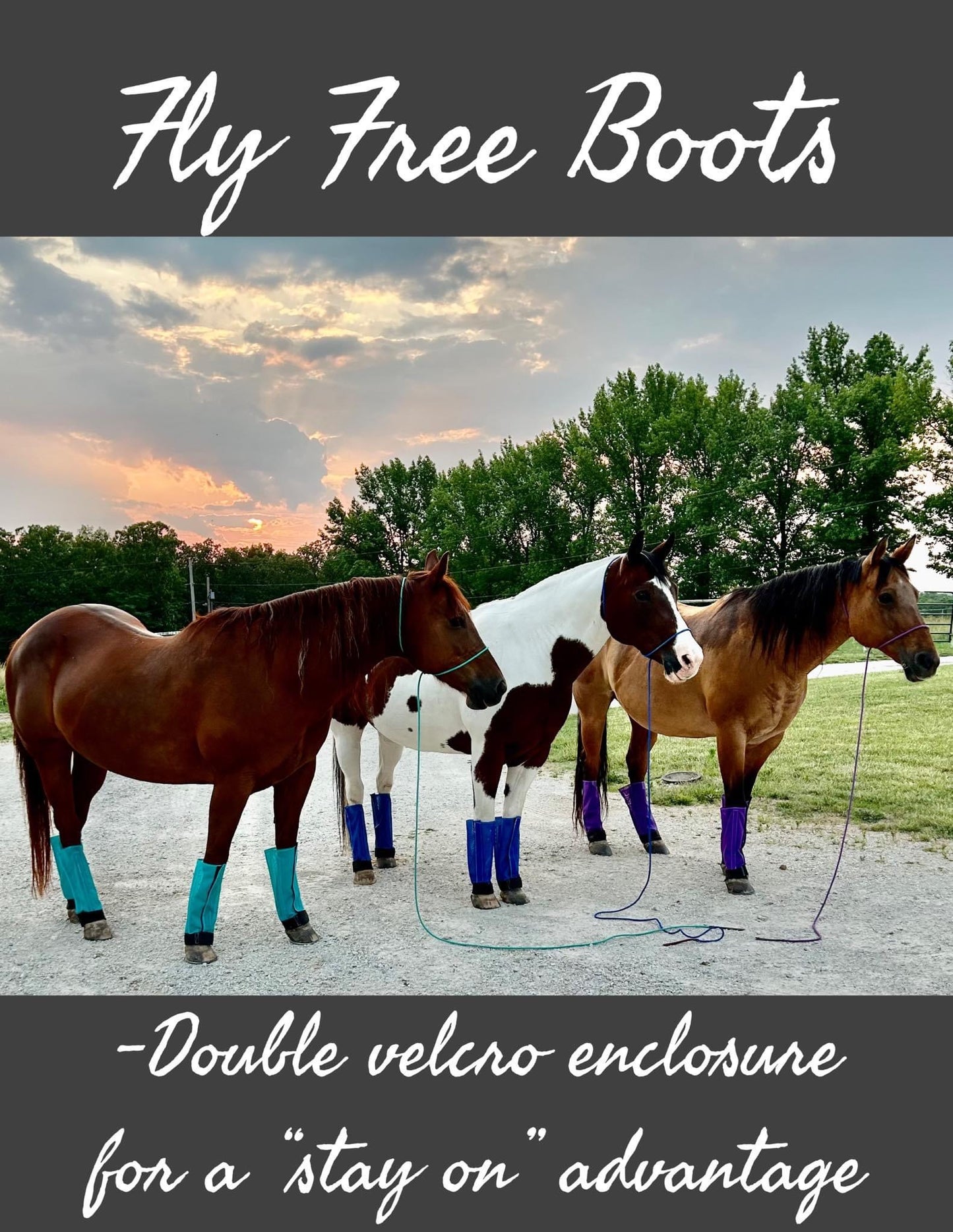 Fly Free Boots - Horse Size